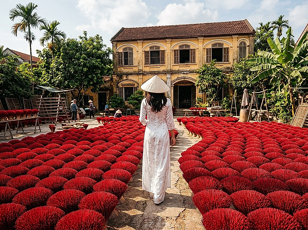 The ao dai and the non la are two iconic symbols associated with Vietnamese women