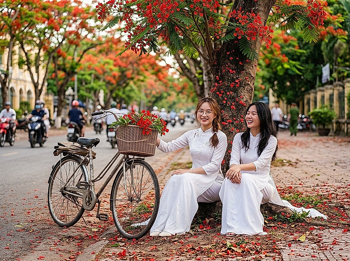 The ao dai is not just a costume, but also holds many cherished memories for generations of students