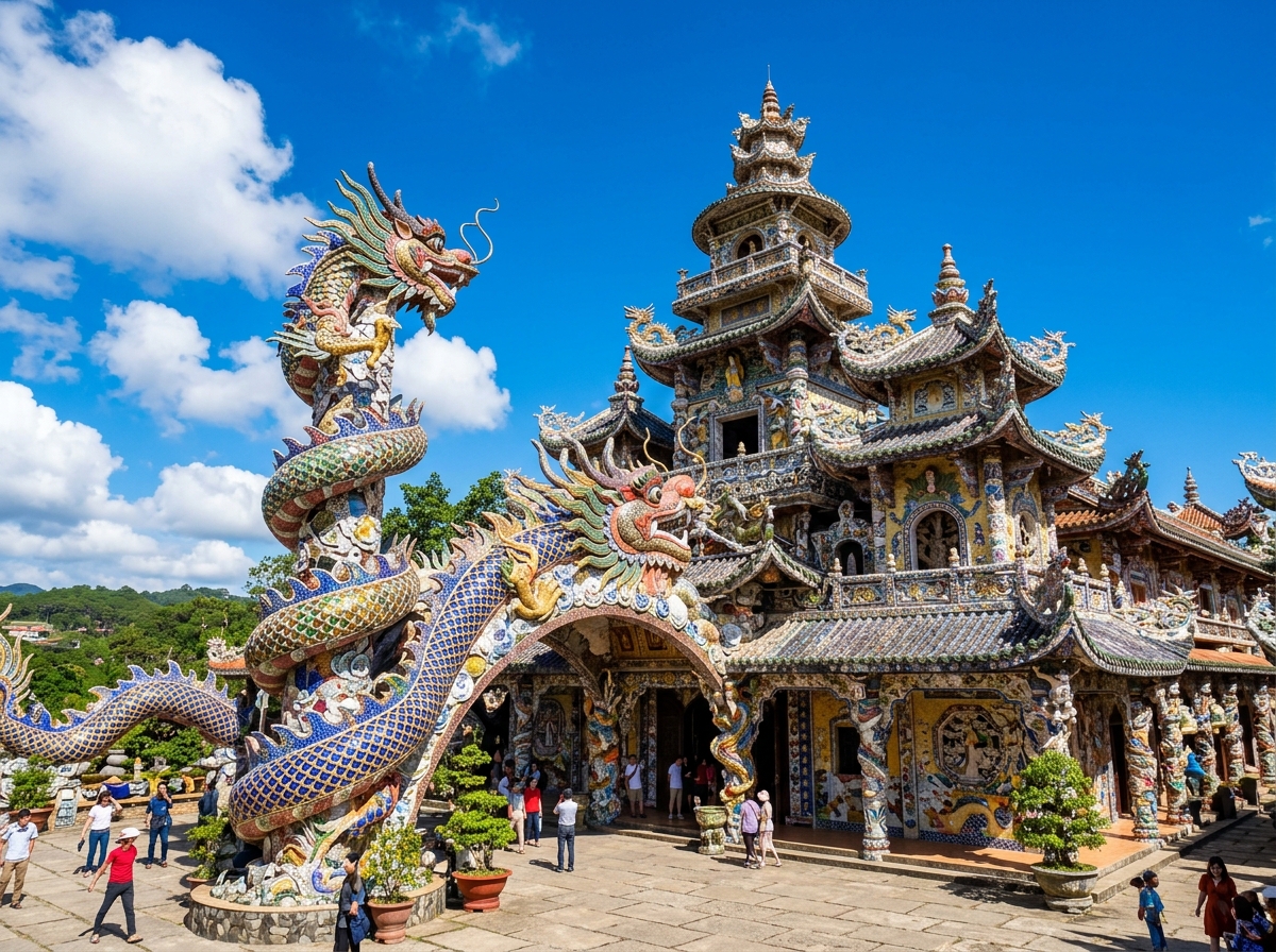 Linh Phuoc Pagoda Dalat