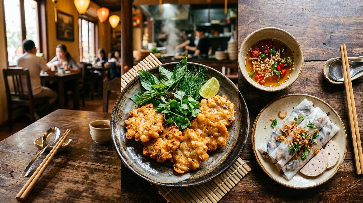 Chả mực giã tay Hạ Long