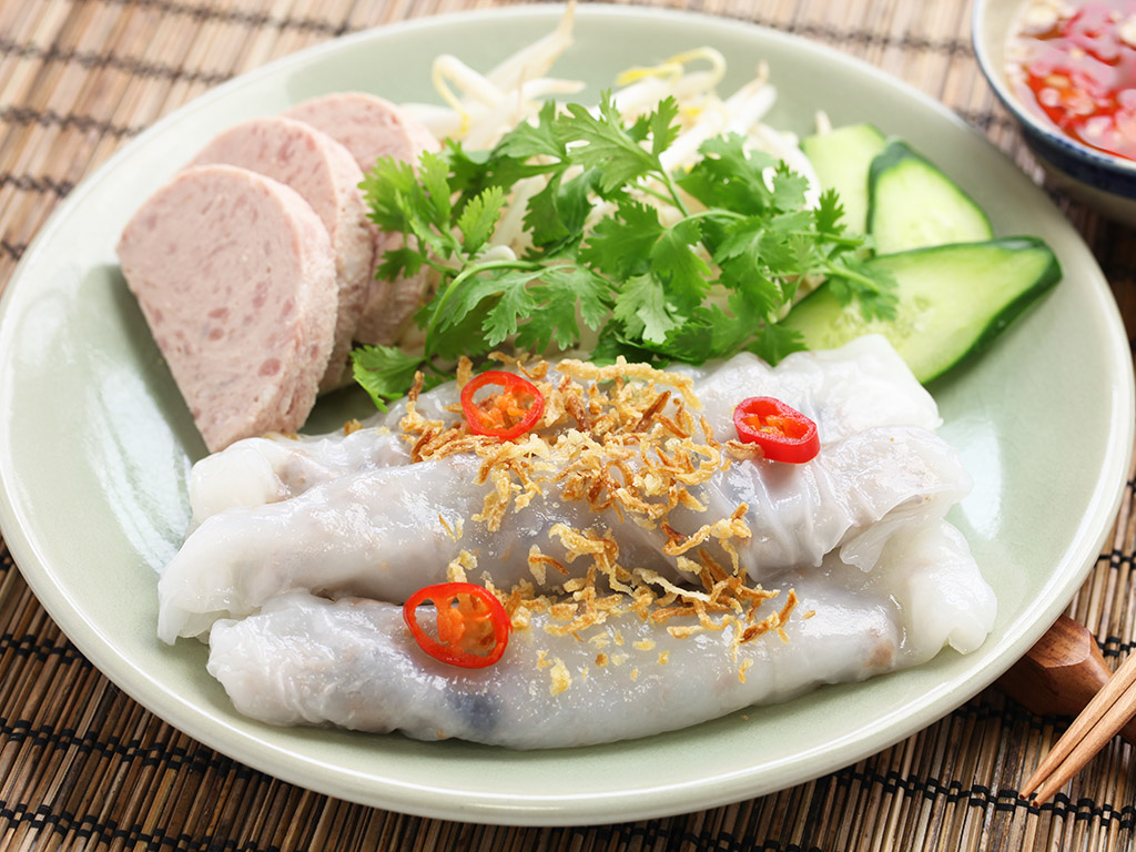 Banh Cuon - Steamed Rice Rolls Hanoi