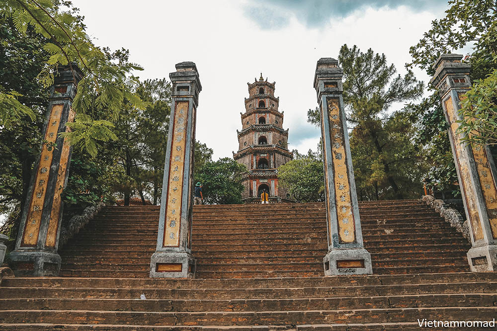 Chùa Thiên Mụ Huế Tháp Phước Duyên