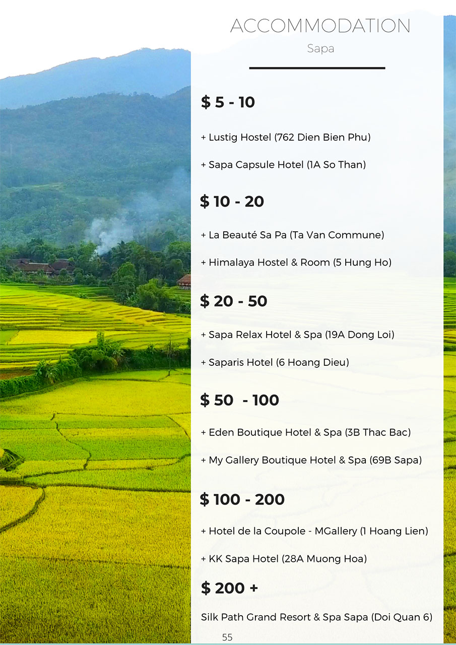 Khu nghỉ dưỡng và khách sạn tại Sa Pa